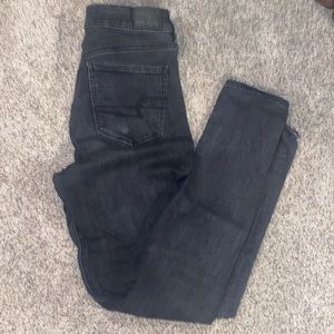 Black American Eagle Skinny Jeans